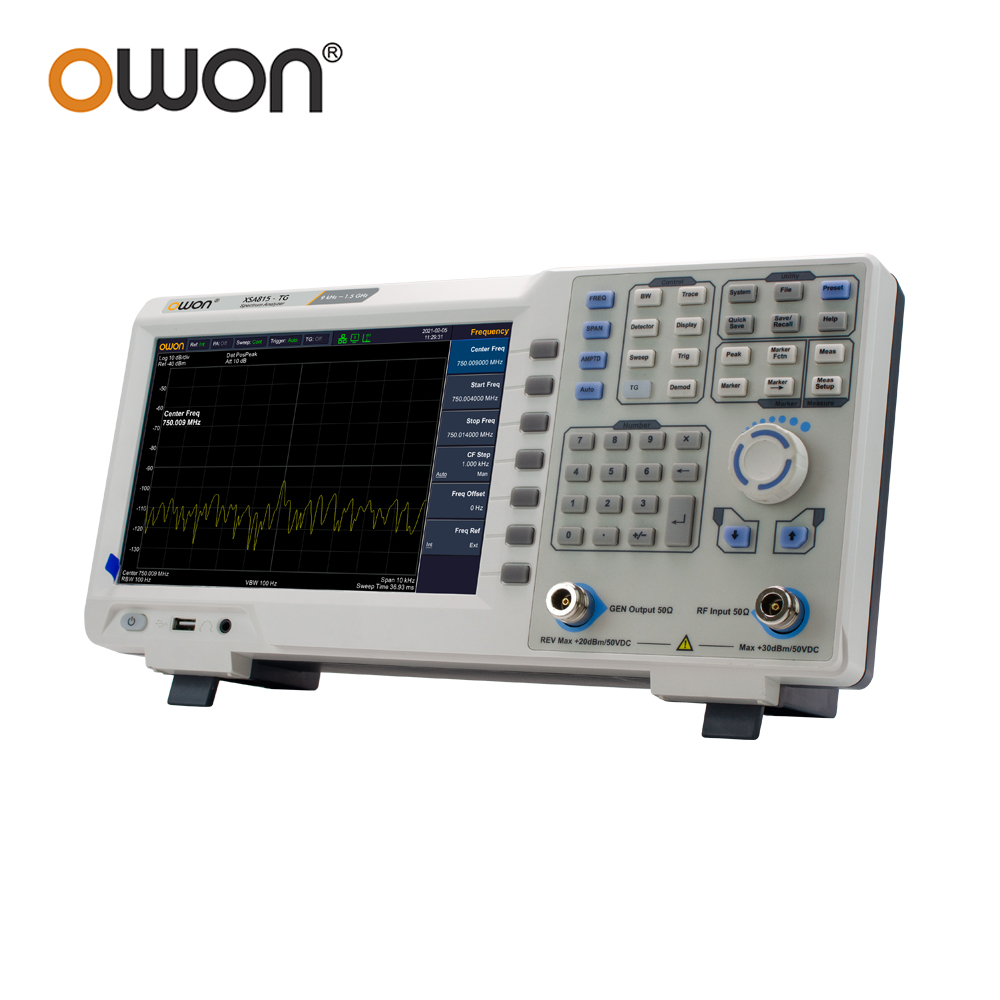 Spectrum Analyzer Tracking Generator 1.5Ghz - Цифровой анализатор спектра OWON XSA815TG с