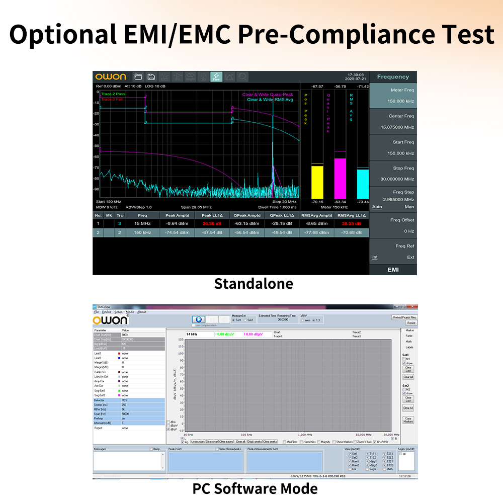 Анализатор спектра OWON с гене – обзор и цена Spectrum Analyzer Tracking Generator 1.5Ghz