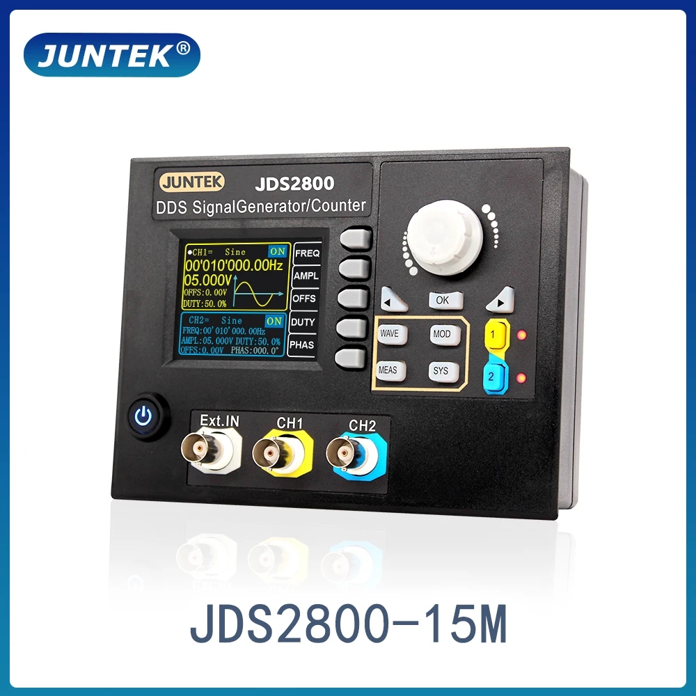 JDS2800-15M 60 МГц DDS Функция – обзор и цена Dual Channel Arbitrary Waveform Function Generator 60Mhz