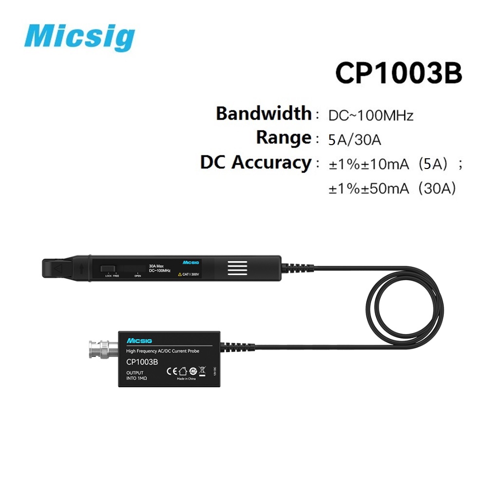 Высокочастотные зонды Micsig C – обзор и цена Current Probe Ac Dc 50Mhz Oscilloscope